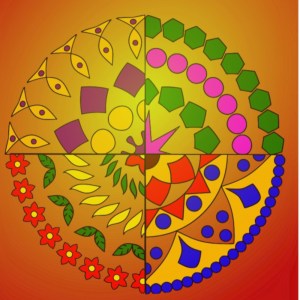 MANDALA COLOURING BOOK VOLUME 1 - for Kids