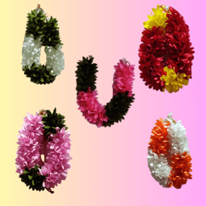 Veni/Kalash Tie- Fabric Flowers