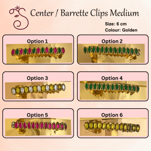 Center Hair Clips (6 cm)