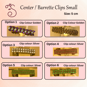 Center Hair Clips (7 cm)