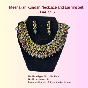 Kundan Jewellery Set - Design 6